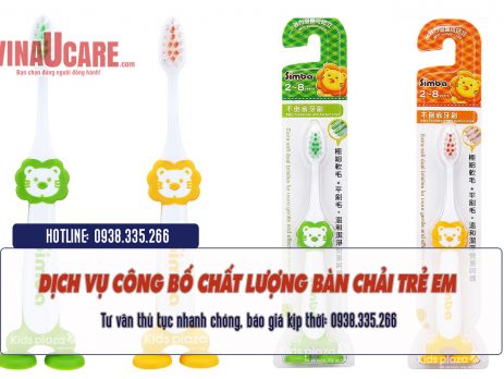 Dịch vụ công bố chất lượng bản chải trẻ em