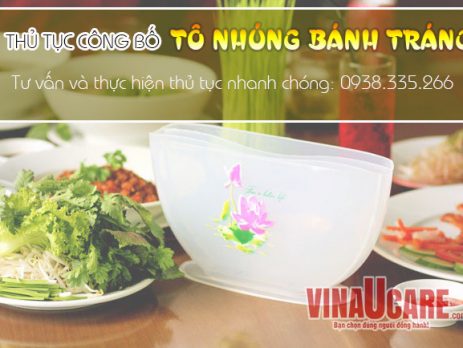 Thủ tục công bố tô nhúng bánh tráng