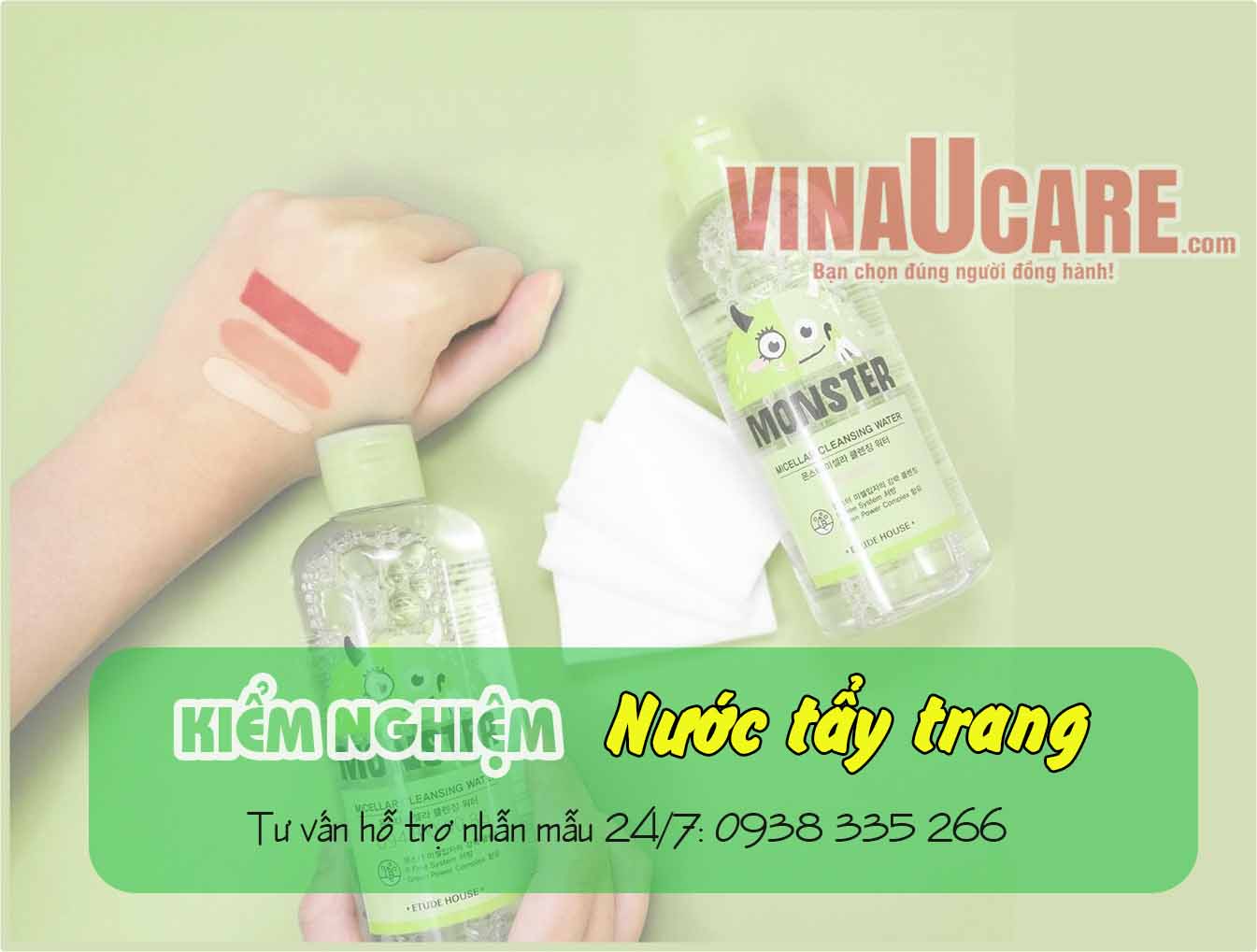 Kiểm nghiệm nước tẩy trang