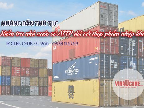 Kiểm tra nhà nước về ATTP đối với thực phẩm nhập khẩu