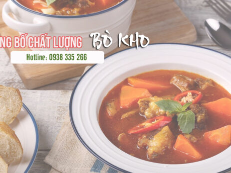 Công bố chất lượng bò kho
