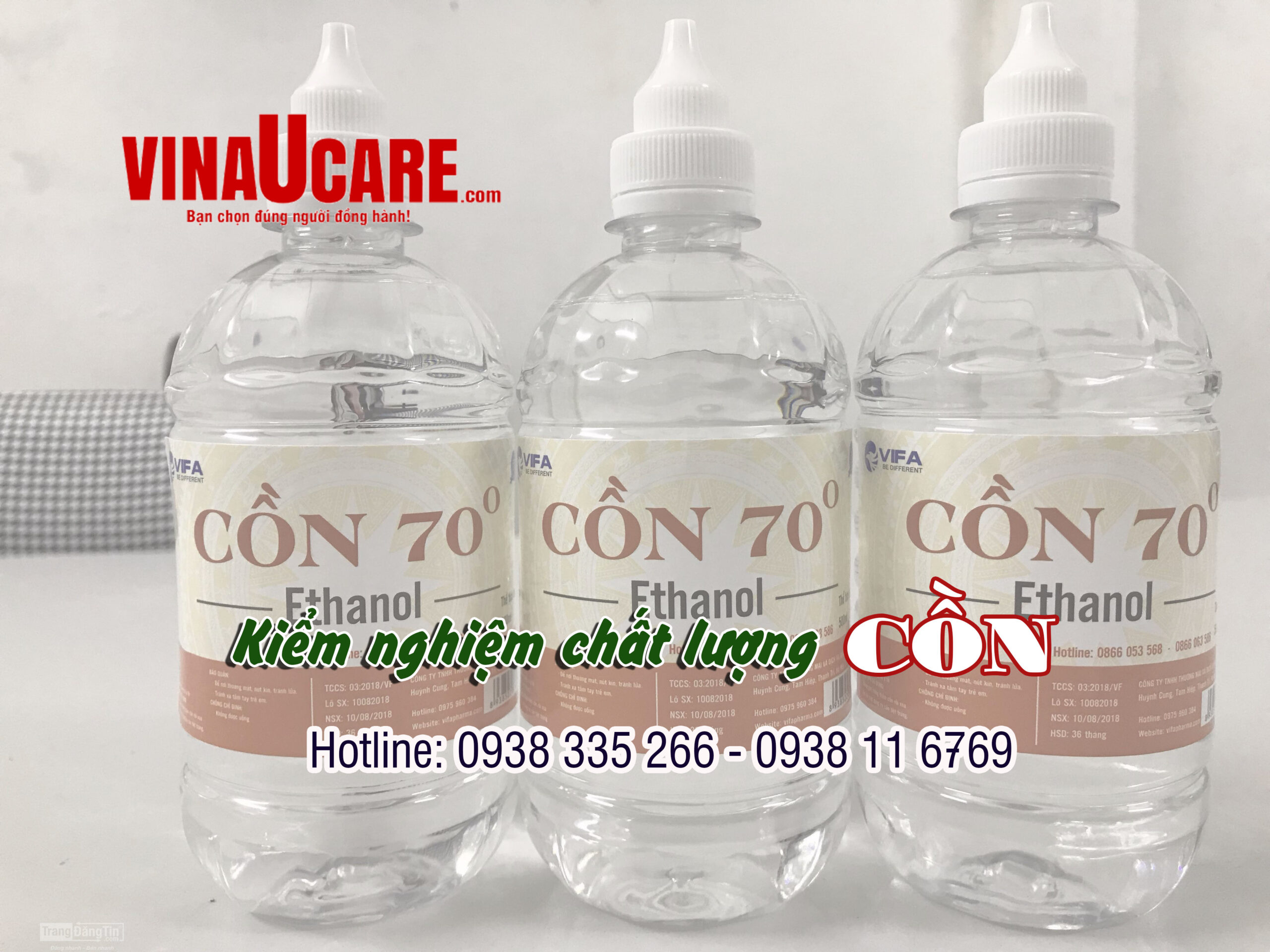 Kiểm nghiệm chất lượng cồn