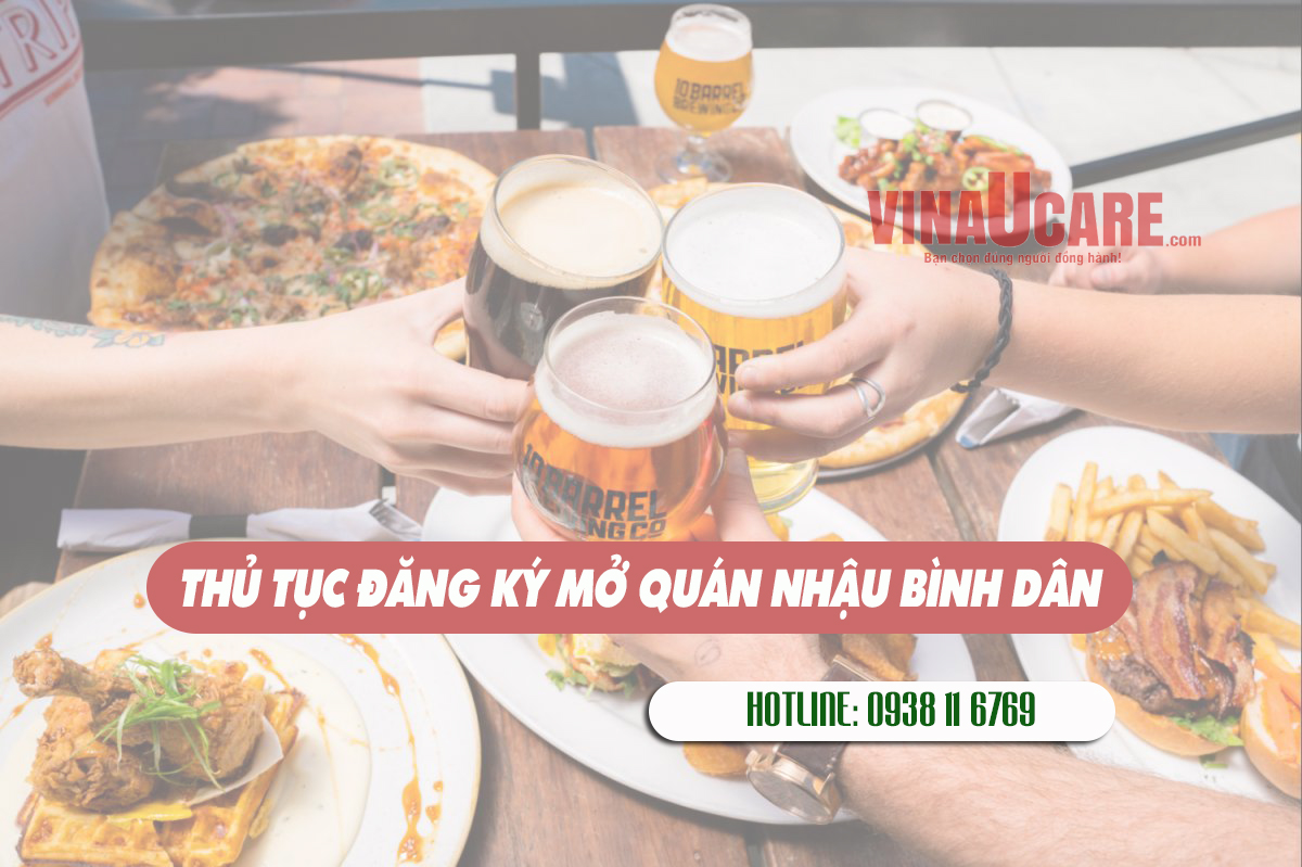 Thủ tục đăng ký mở quán nhậu bình dân