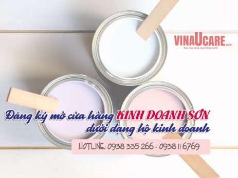 đăng ký mở cửa hàng kinh doanh sơn dưới dạng hộ kinh doanh