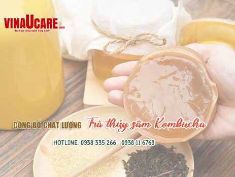 Công bố chất lượng trà thủy sâm Kombucha