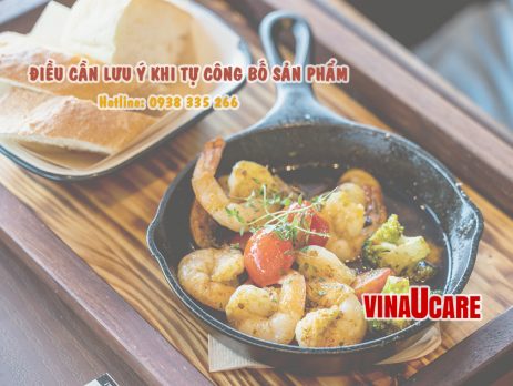 Điều cần lưu ý khi tự công bố sản phẩm