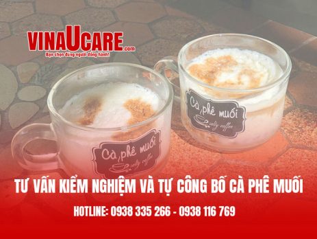 Tư vấn kiểm nghiệm và tự công bố cà phê muối