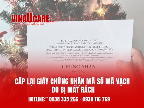 Cấp lại giấy chứng nhận Mã số mã vạch do bị mất rách