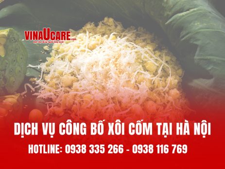 Dịch vụ công bố xôi cốm tại Hà Nội nhanh chóng