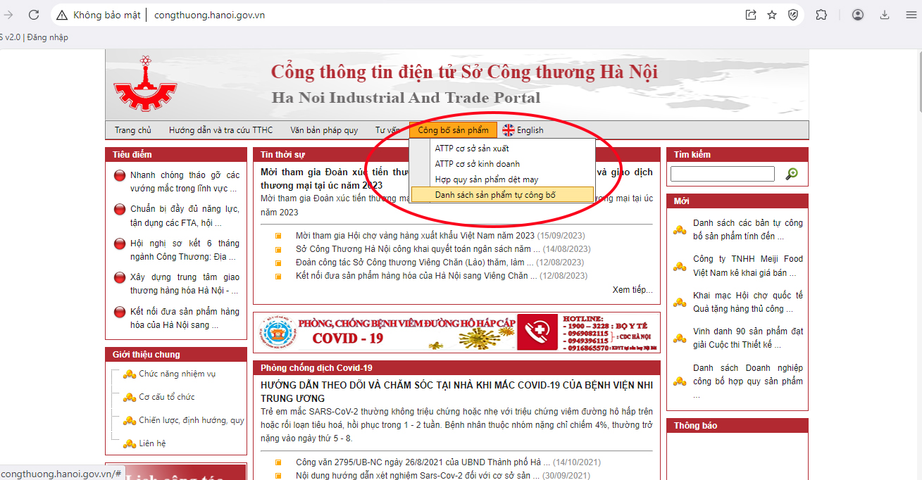 Cách tra cứu bản tự công bố tại Hà Nội