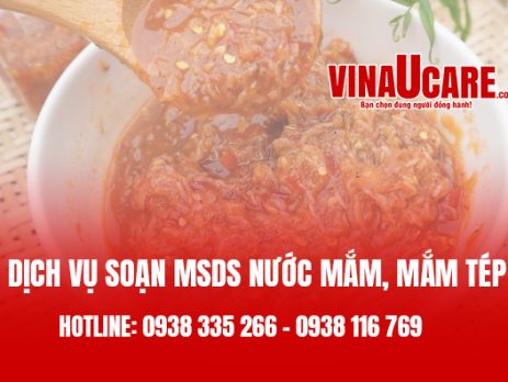 Dịch vụ soạn MSDS nước mắm, mắm tép