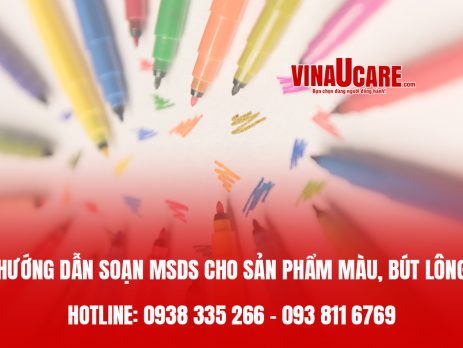 Hướng dẫn soạn MSDS cho sản phẩm màu, bút lông
