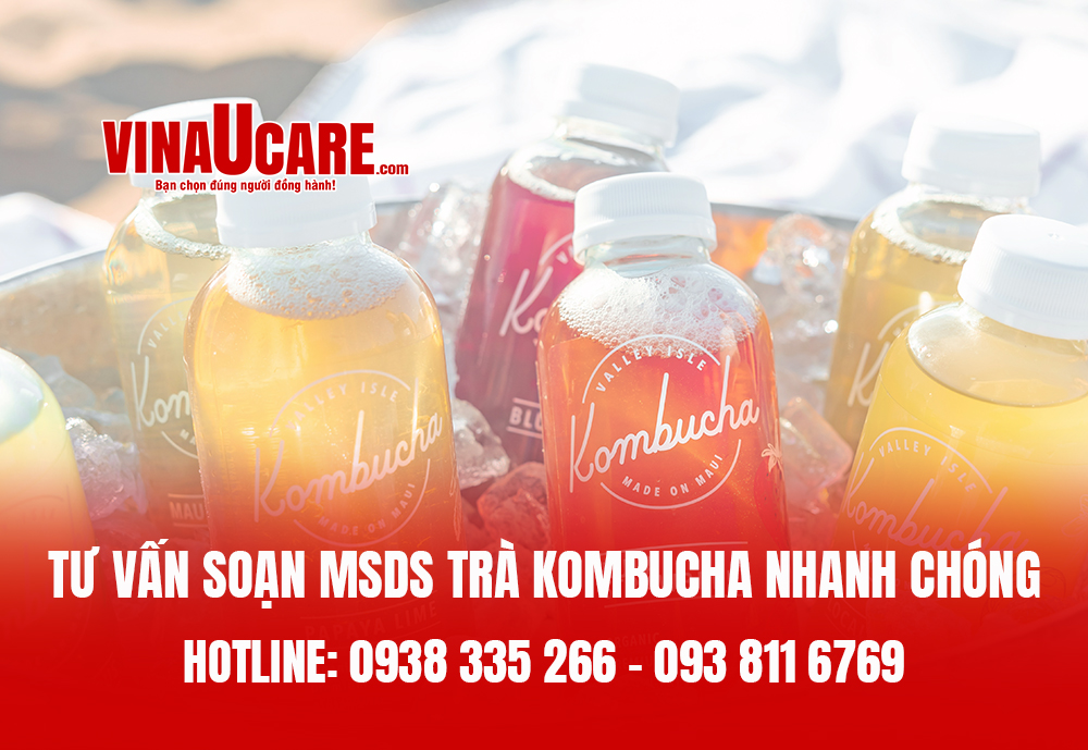 Tư vấn soạn MSDS trà Kombucha nhanh chóng