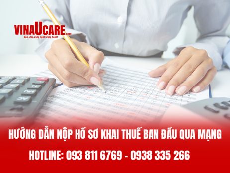 Hướng dẫn nộp hồ sơ khai thuế ban đầu qua mạng