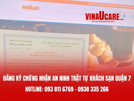 Hướng dẫn đăng kí chứng nhận an ninh trật tự khách sạn quận 7