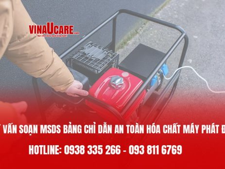 Tư vấn soạn MSDS bản chỉ dẫn an toàn hoá chất máy phát điện
