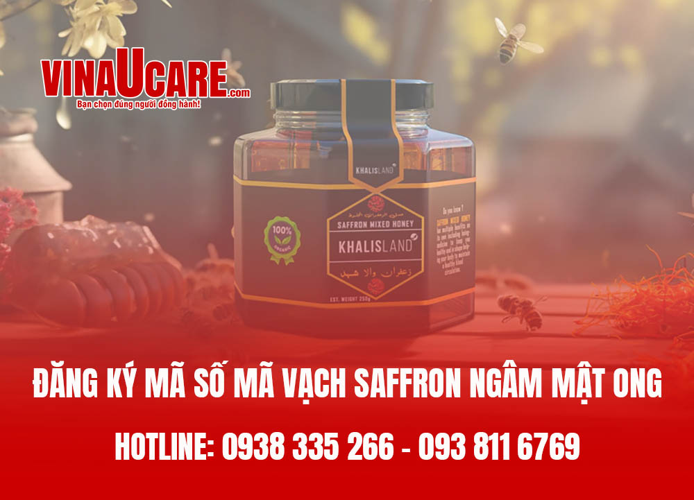 Đăng ký mã số mã vạch cho sản phẩm saffron ngâm mật ong