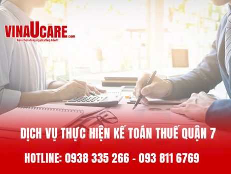 Dịch vụ thực hiện kế toán thuế quận 7