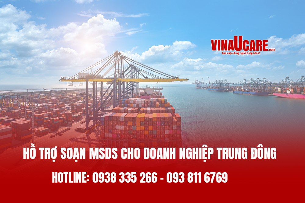Hỗ trợ soạn MSDS cho doanh nghiệp Trung Đông
