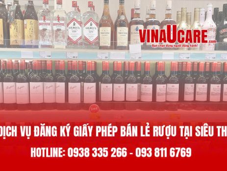 Dịch vụ đăng kí bán lẻ rượu tại siêu thị