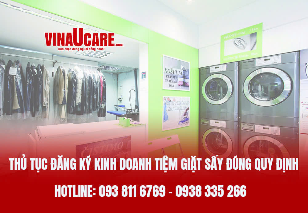 Thủ tục đăng kí kinh doanh tiệm giặt sấy đúng quy định