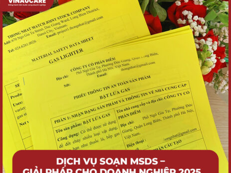Dịch Vụ Soạn MSDS – Giải Pháp Cho Doanh Nghiệp 2025