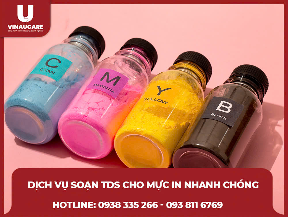 Dịch vụ soạn TDS cho mực in nhanh chóng