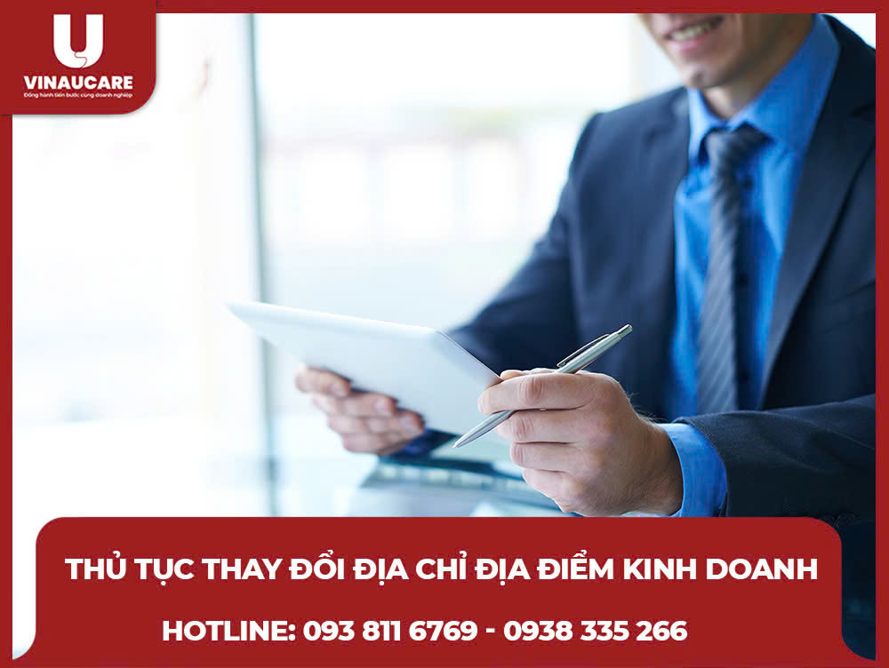 Hướng dẫn thủ tục thay đổi địa chỉ địa điểm kinh doanh