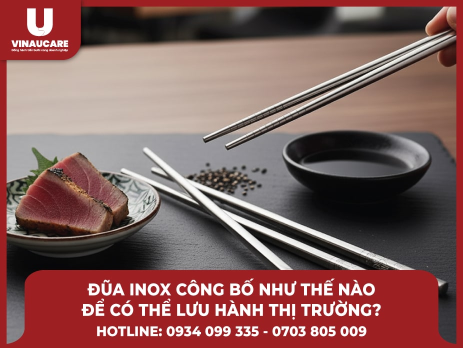 Đũa inox nên công bố như thế nào để có thể lưu hành thị trường?
