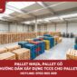 Kho chứa dành cho pallet gỗ và nhựa được xếp ngay ngắn